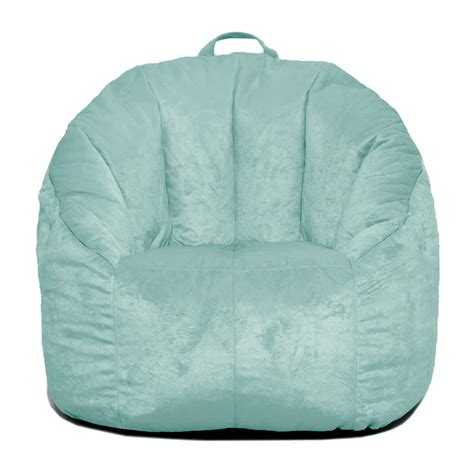 Big Joe Joey Bean Bag Chair, Turquoise Plush Fabric - Walmart.com - Walmart.com
