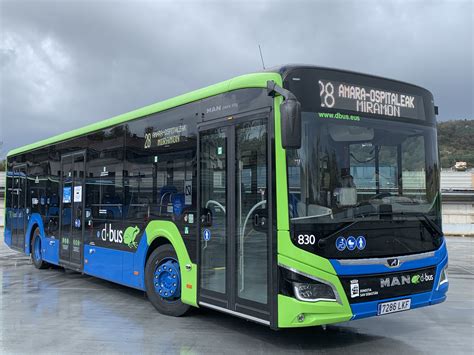 La flota de autobuses | DBUS DONOSTIA