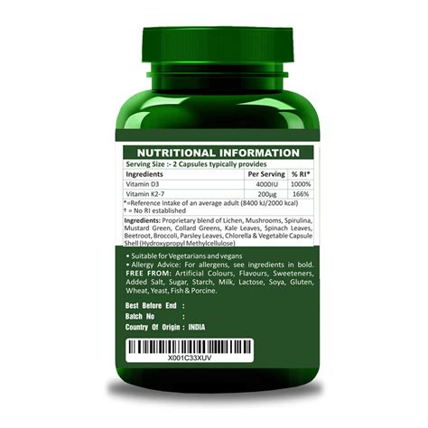 Plant-Based Natural Vitamin D3 and K2 Capsules – itsherbalmagic