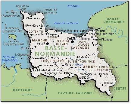 Carte de basse normandie | Tourisme en france, Plage du debarquement, Visiter la normandie