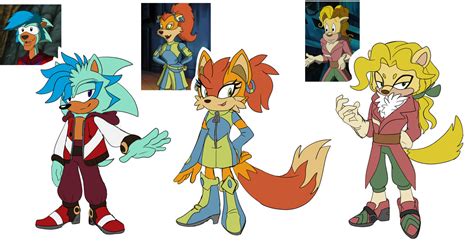 Sonic underground characters reimagined by Cyclone62 on DeviantArt