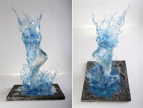 Artist Annalù Boeretto's Explosive Liquid Sculptures Cast in Resin ...