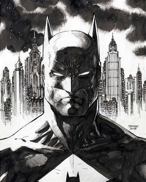 Batman by Jim Lee | Batman drawing, Jim lee batman, Batman artwork