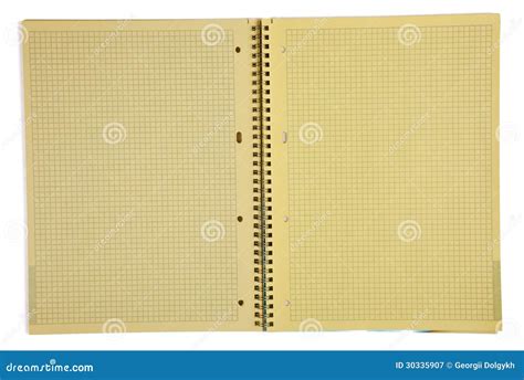 Yellow Paper Notebook Royalty Free Stock Photography - Image: 30335907