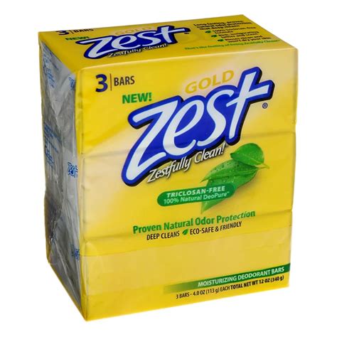 Zest Gold 3 Bar Soap - Shop Cleansers & Soaps at H-E-B