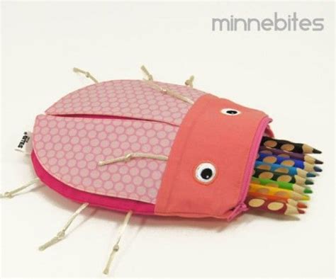 Funny Handmade Bags And Pencil Cases From Minne Bites | Kidsomania | Pencil case pouch, Diy ...