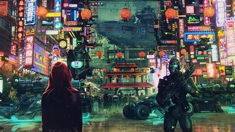 Japanese Cyberpunk posted by Zoey Walker, cyberpunk japan HD wallpaper | Pxfuel