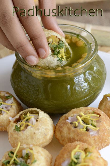 Pani Puri Recipe-How to make Pani Poori-Golgappas-Chaat Recipes ...