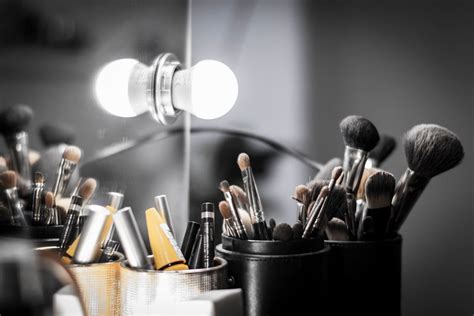 Makeup Brushes in Black Bucket · Free Stock Photo