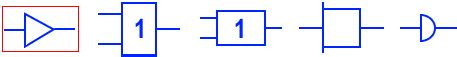 Digital Logic Gates Symbols - Electronic & Electrical Symbols