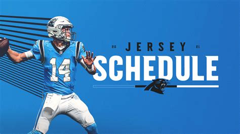 Panthers release 2021 jersey schedule in app