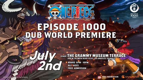 Toei Animation and Crunchyroll will be co-hosting the special event ...