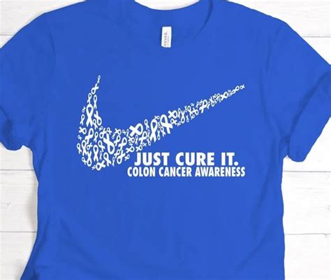 Colon Cancer Awareness- Blue Ribbon Cancer Shirt- Colon Cancer Survivor ...