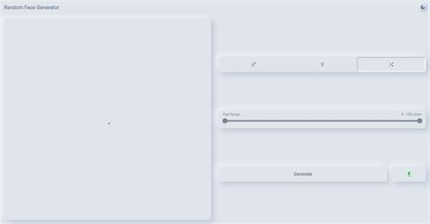 Random Face Generator