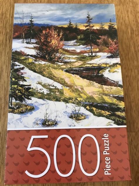 500 Piece Jigsaw Puzzle "Spring Landscape” Cardinal 11 x 14 - New In Box | eBay