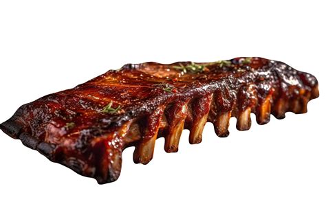 Tasty grilled pork ribs isolated on transparent background 25229016 PNG