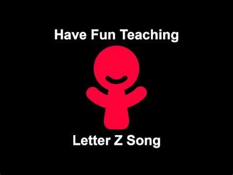 Letter Z Song (Learn the Letter Z for Kids - Audio) - YouTube