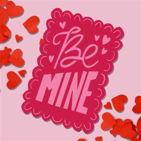 Be Mine Valentine's Cards - The Bearded Housewife