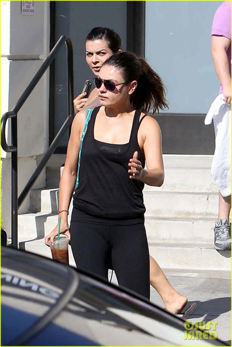 Mila Kunis Bares Belly After Workout: Photo 2710672 | Mila Kunis Photos ...