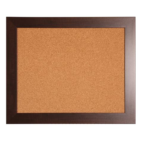 BrandtWorks Modern Rustic Framed Cork Board 29.5'' x 36'' - Brown - Walmart.com - Walmart.com