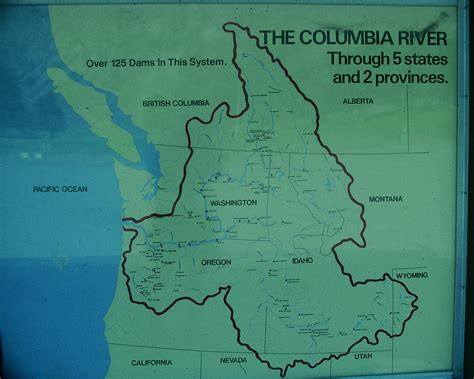 Columbia River Map