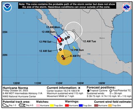 Hurricane Norma Headed to Cabo San Lucas