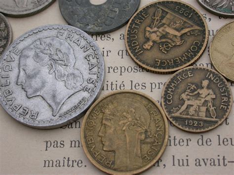 French old coins collection 200pcs Antique vintage coins 1920