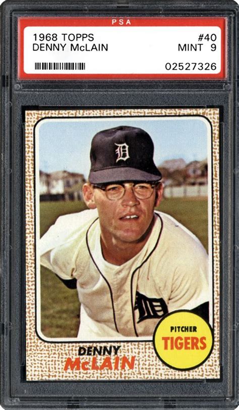 1968 Topps Denny McLain | PSA CardFacts®