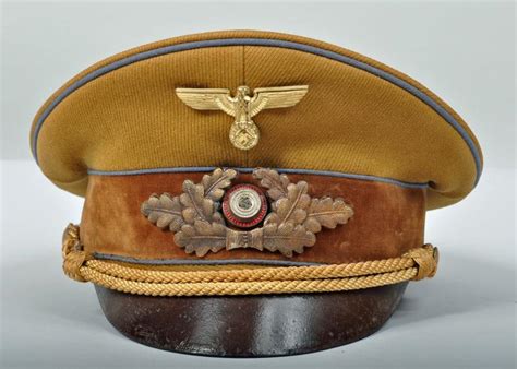 Regimentals | GERMAN WWII NSDAP ORTSGRUPPE POLITICAL LEADERS VISOR CAP.