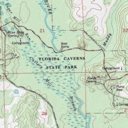 Florida Caverns State Park, Florida [Marianna USGS Topographic Map] by ...