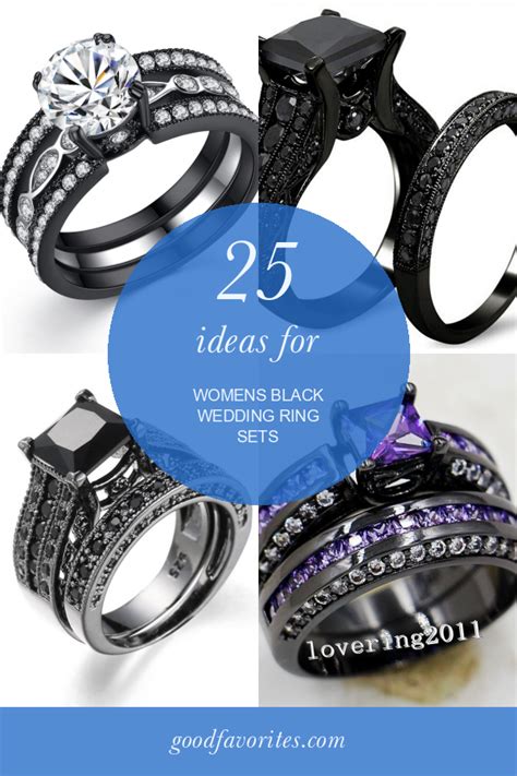 25 Ideas for Womens Black Wedding Ring Sets – Home, Family, Style and Art Ideas