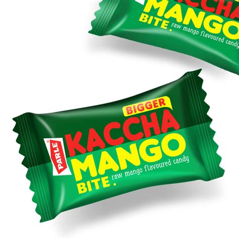 Parle Kaccha Mango Bite Packaging Revamp - Almond Branding