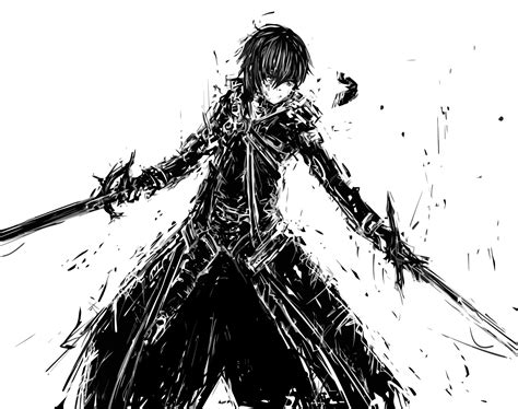 Kirito 4K Ultra HD Sword Art Online Wallpaper