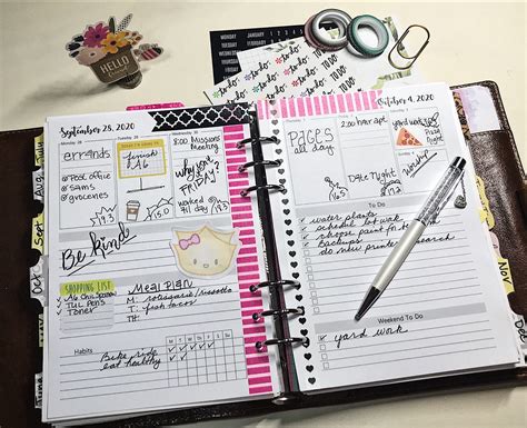 2022 Weekly Planner Printable Weekly Planner Insert 2022 | Etsy