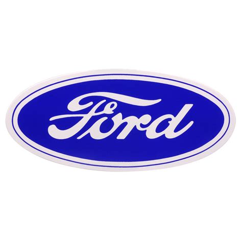 Sticker - Ford Oval Script - 17" for All Ford Cars, Trucks, Broncos and Tractors