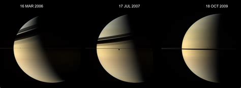 Saturn at three different seasons | The Planetary Society