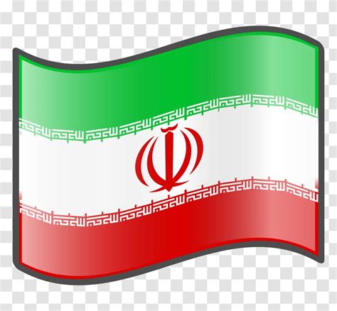 Flag Of Iran Emoji Nuvola - Sticker Transparent PNG