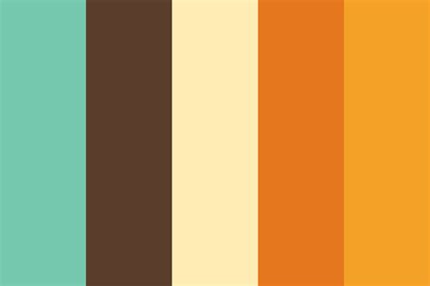 70s Retro Stripes Color Palette