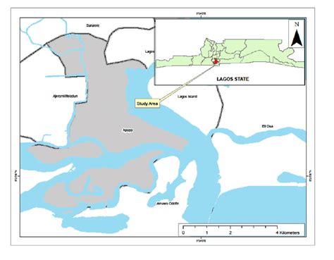 Map of Lagos State and Study Area Source: GIS and Cartography Unit ...