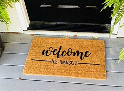 personalized door mats