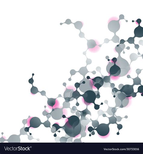 Science background with cells biology Royalty Free Vector