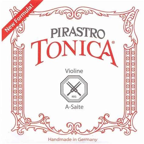 Pirastro Tonica Violin Strings with Aluminum E