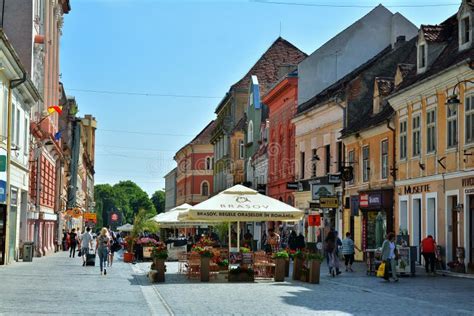 Old Town of Brasov, ,Romania Editorial Photography - Image of ...