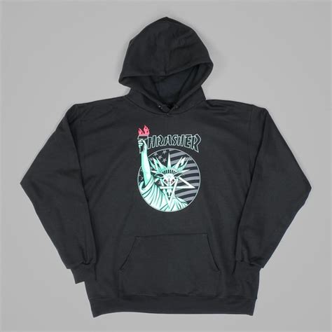 THRASHER LIBERTY GOAT HOODIE BLACK | THRASHER Hoods