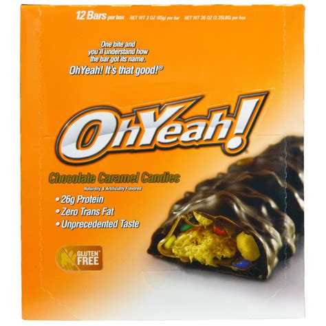 One Brands, Protein Bars, Chocolate Caramel Candies, 12 Bars, 3 oz (85 ...