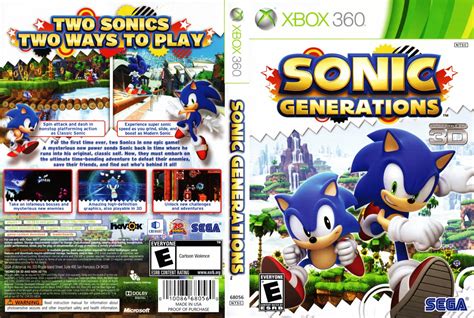 Sonic Generations - XBOX 360 Game Covers - Sonic Generations DVD NTSC ...