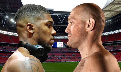 Anthony Joshua vs Tyson Fury MUST happen: British boxing and AJ both ...