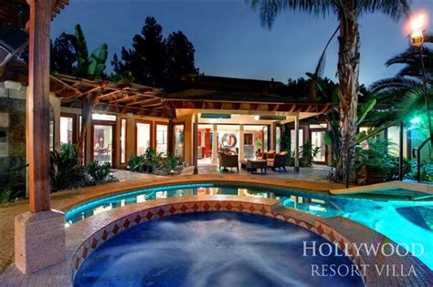 Hollywood Mansion with Stunning Waterfall Adjacent to Heated Pool + Hot ...