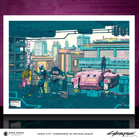 Cyberpunk 2077: Night City Fine Art Print – Dark Horse Direct