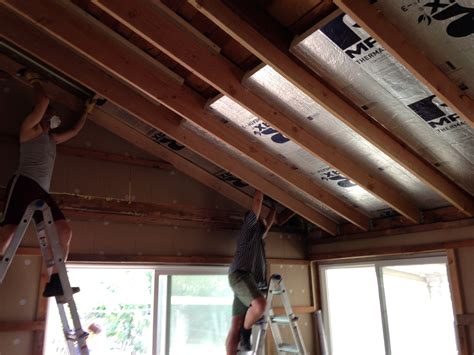 How We Turned Our House into a Giant Foam Box, Part II — Ceiling ...